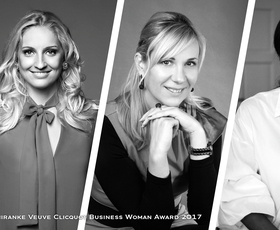 Znanih je 5 nominirank za mednarodno priznano poslovno nagrado prestižne znamke Veuve Clicquot