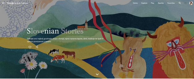 Google Arts & Culture in Slovenska turistična organizacija predstavljata Zgodbe iz S𝓁𝑜𝓋𝑒nije, podpisane z ljubeznijo - Foto: promocijsko gradivo